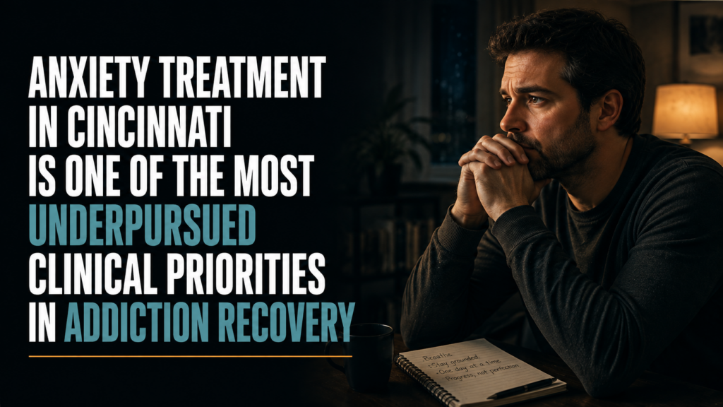 Anxiety Treatment in Cincinnati Is One of the Most Underpursued Clinical Priorities in Addiction Recovery 1 anxiety