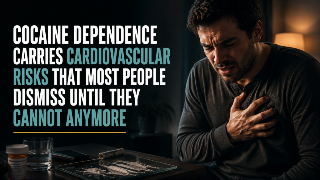 Cocaine Dependence Carries Cardiovascular Risks That Most People Dismiss Until They Cannot Anymore 1 cocaine