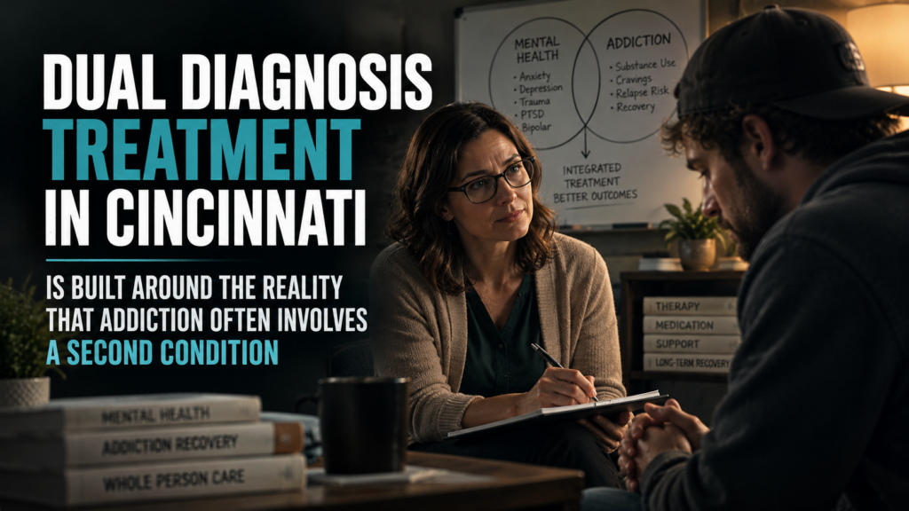 Dual Diagnosis Treatment in Cincinnati Is Built Around the Recognition That Most Addiction Cases in Ohio Involve a Second Condition 6 dual diagnosis