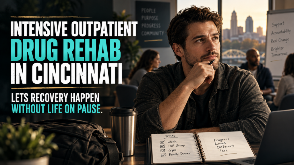 Intensive Outpatient Drug Rehab in Cincinnati Is the Level of Care That Lets Recovery Happen Without Putting Life on Pause 2 Intensive Outpatient