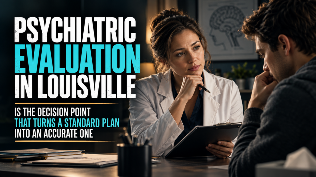 Psychiatric Evaluation in Louisville Is the Decision Point That Converts a Standard Treatment Plan Into an Accurate One 7 Psychiatric