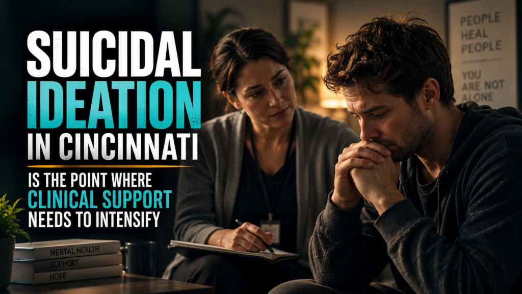 Suicidal Ideation in Cincinnati Is the Point Where Clinical Support Needs to Intensify, Not Hold at the Current Level 4 suicidal