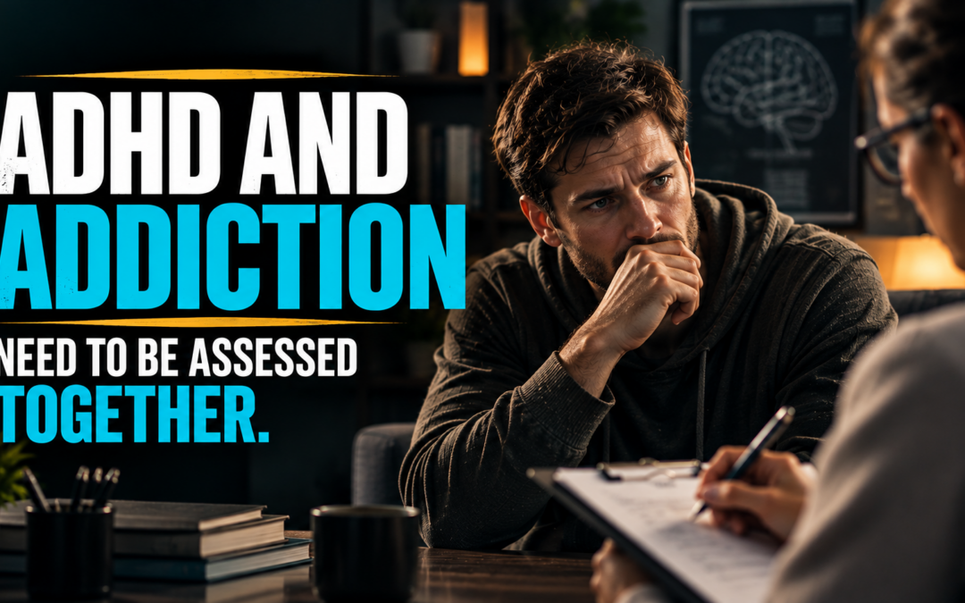 ADHD and Addiction Require Assessment Together Because Treating One Alone Leaves the Other's Driver in Place