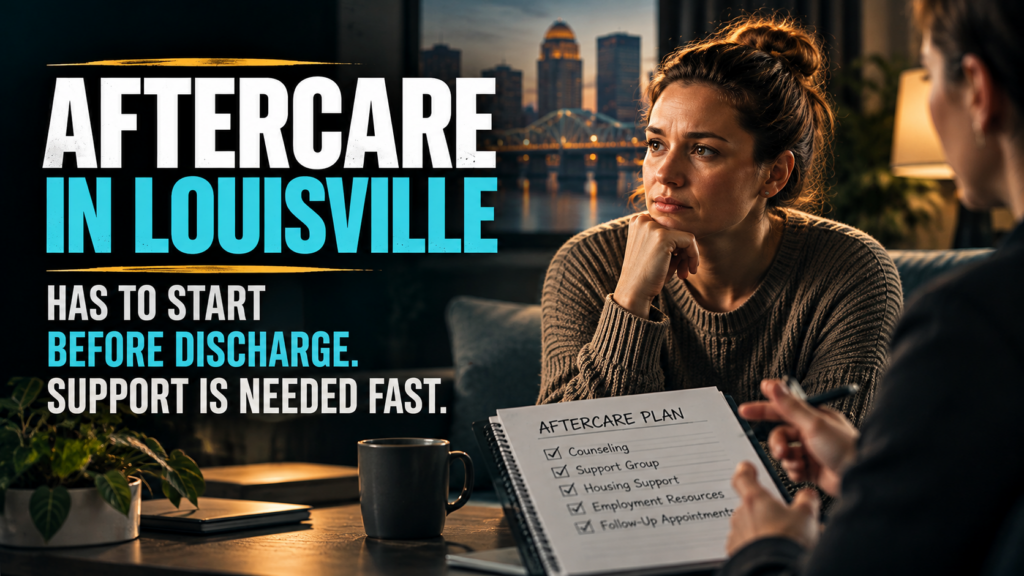 Aftercare in Louisville Has to Start Before Discharge Because Support Is Most Absent Right After Treatment Ends 3 Aftercare in Louisville Has to Start Before Discharge Because Support Is Most Absent Right After Treatment Ends