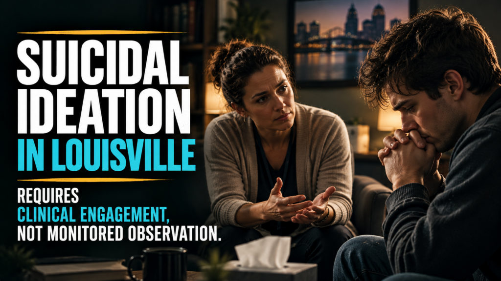 Suicidal Ideation in Louisville Requires Clinical Engagement, Not Monitored Observation 2 Suicidal Ideation in Louisville Requires Clinical Engagement, Not Monitored Observation